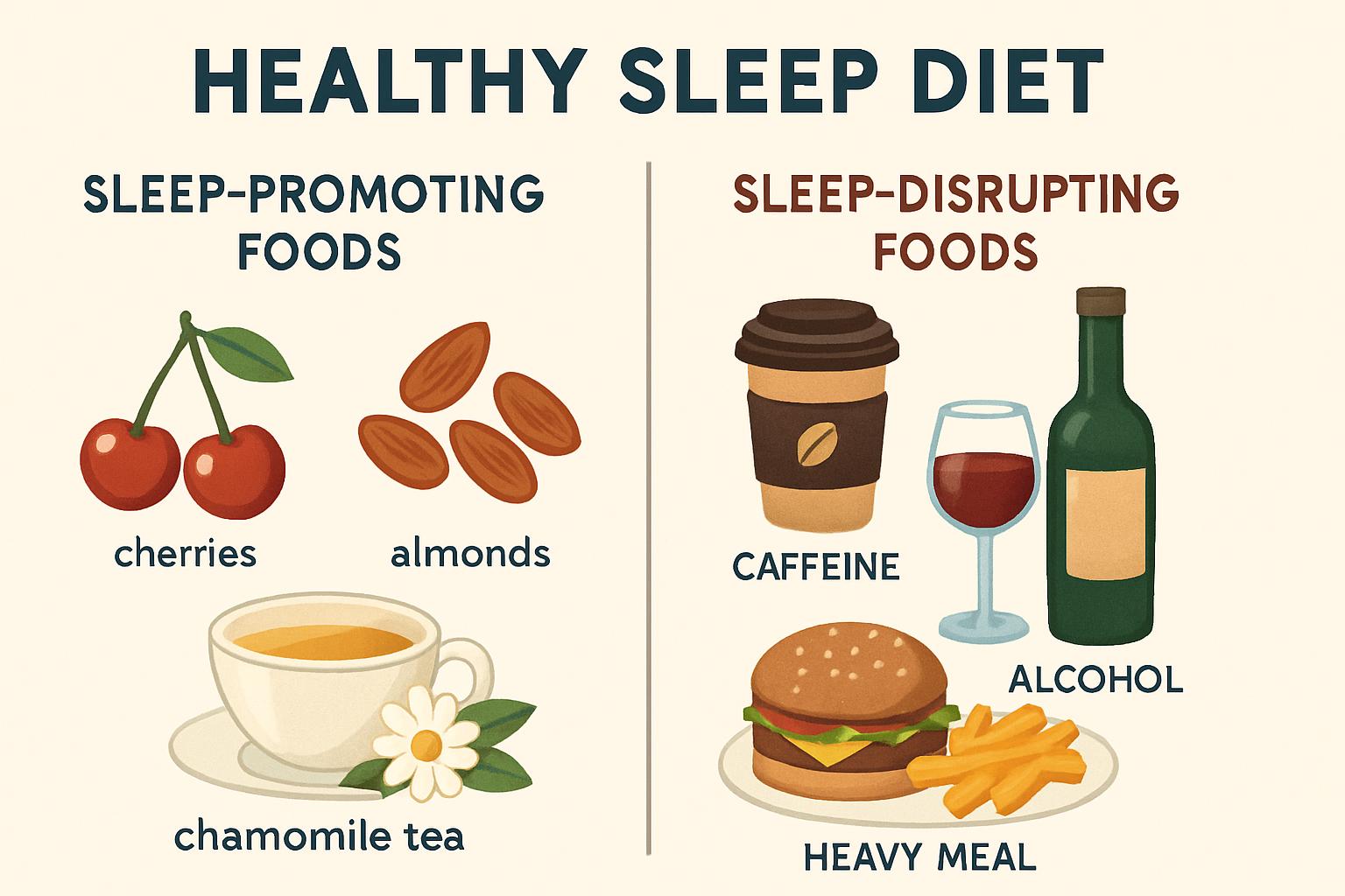 Healthy foods for better sleep