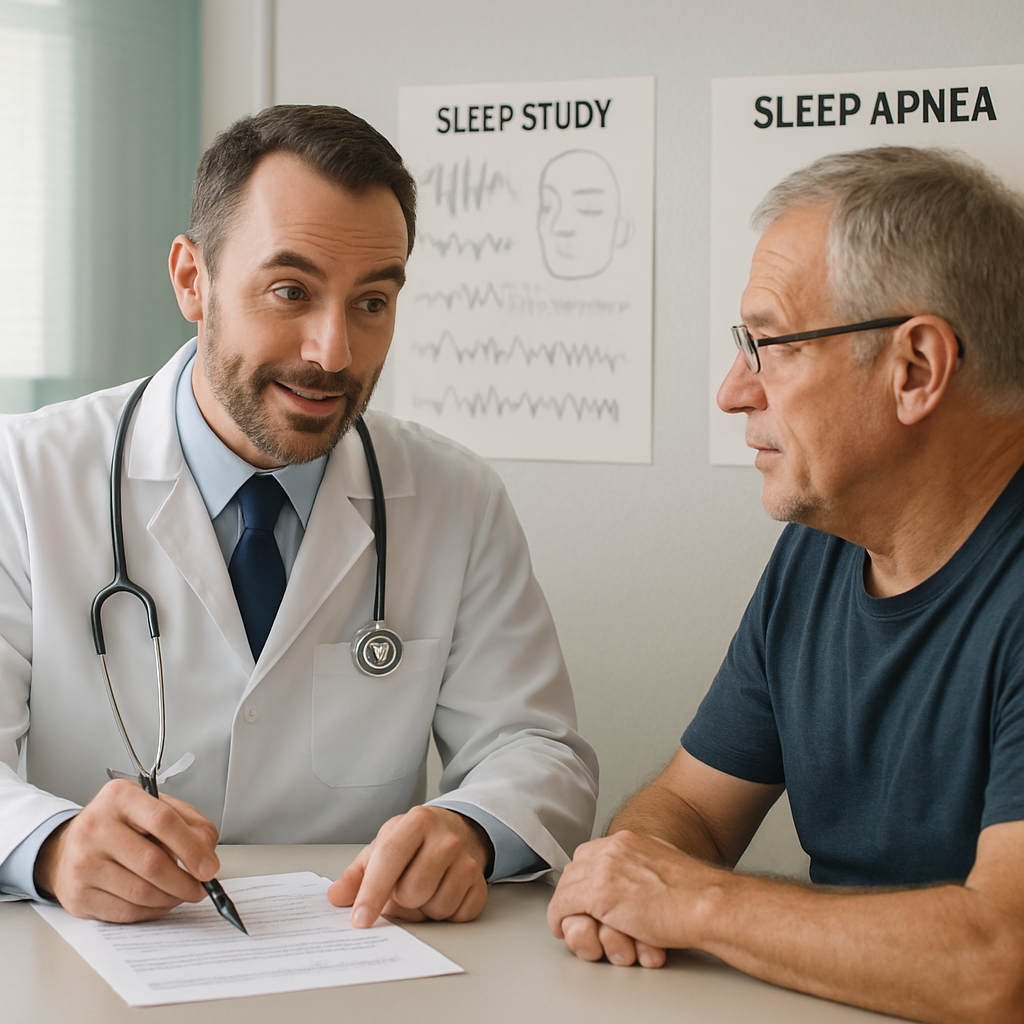 Medical consultation about sleep apnea health effects