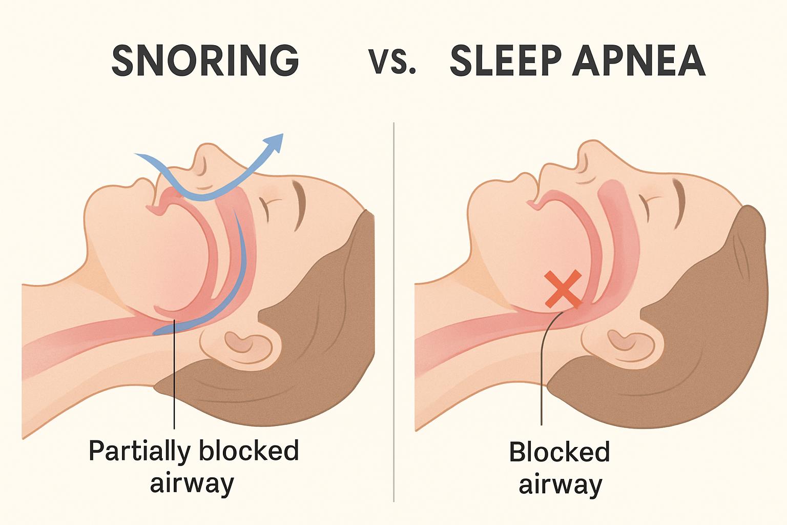 Person sleeping with mouth open